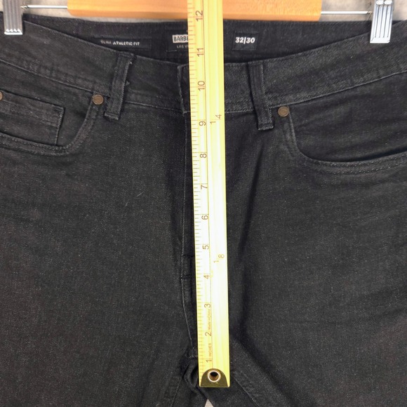 Barbell Apparel Men Slim Athletic Fit Jeans Black Wash 32x30 (Fits 31x29) - Picture 8 of 8